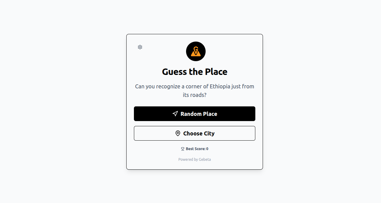 Guess the Tile: A Map Game Built with Gebeta Maps